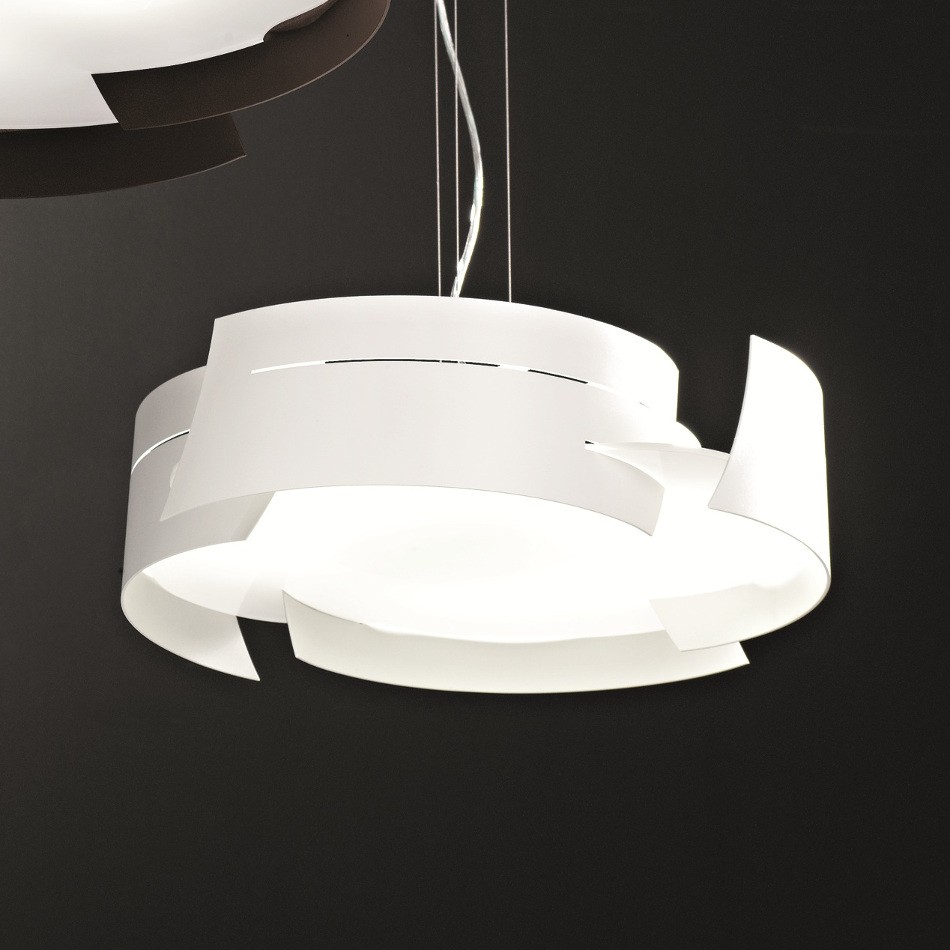 Vulture Suspension Lamp - White 59.5cm