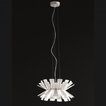 Elettra Suspension Lamp - White 40cm