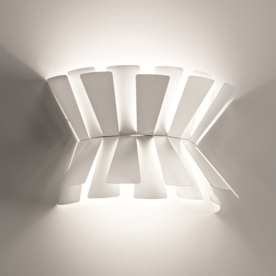Elettra Wall Lamp - White 36cm