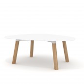 Turtle Table 37 White