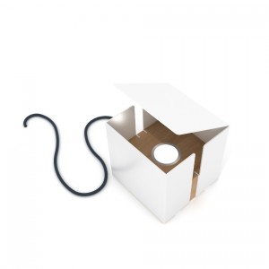 Box Lamp - White