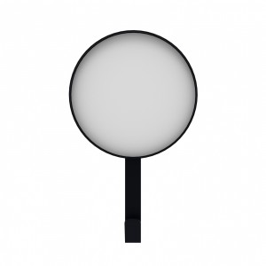 Kaschkasch Hook Mirror Black