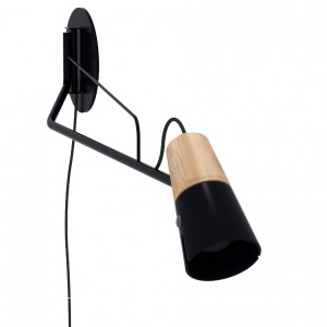 Cone Wall Lamp - Black